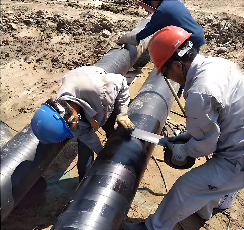 河南某化工厂管道防腐